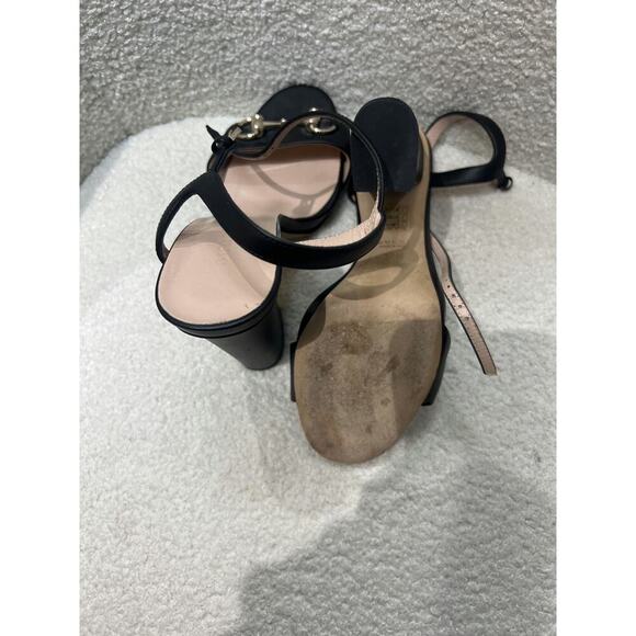 Gucci Black Leather Horsebit Heels - Size 37.5 - Excellent Condition - Picture 5 of 7